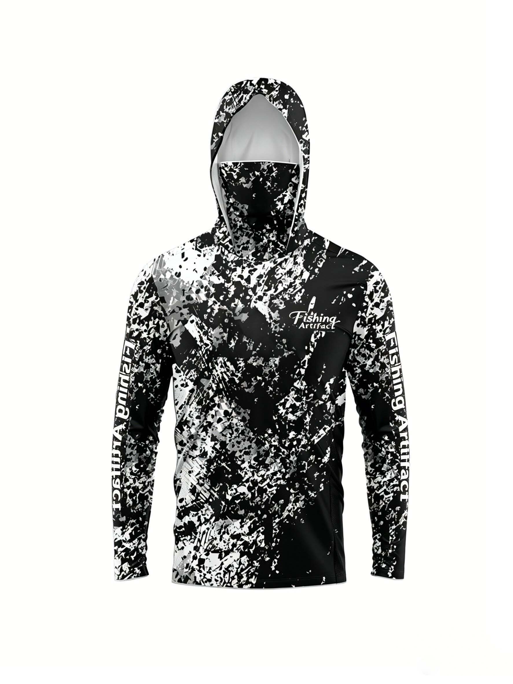 Men Summer 3D‑Printed Fishing  - Fishing Mask Sun Protection ulasan dan harga