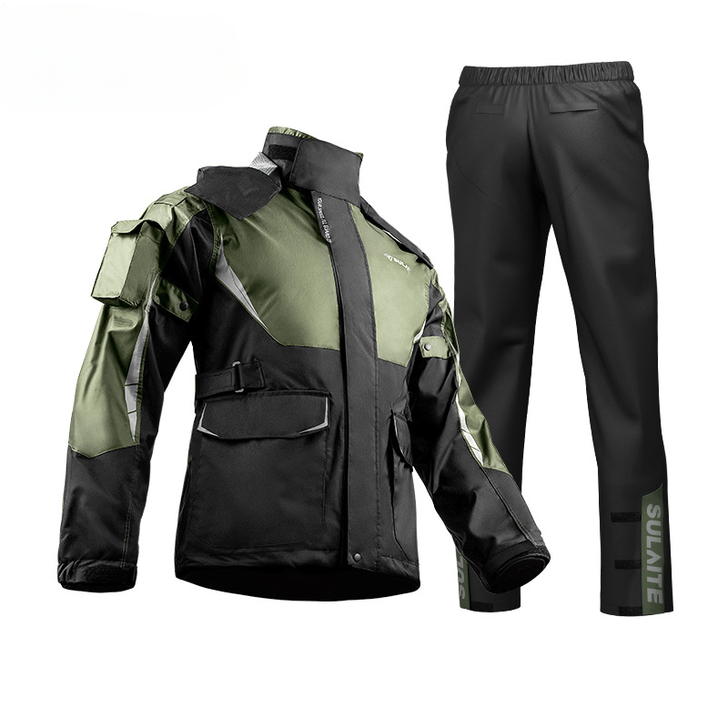 Men Women Waterproof Motorcycl - Fishing Rain Suit ulasan dan harga