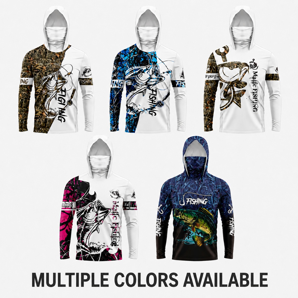 MALFC 1PC Men Hood Fishing Shi - Fishing Shirt Uv Protection ulasan dan harga