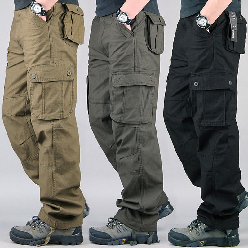 Tactical Cargo Pants Men Cotto - Fishing Pants Waterproof ulasan dan harga