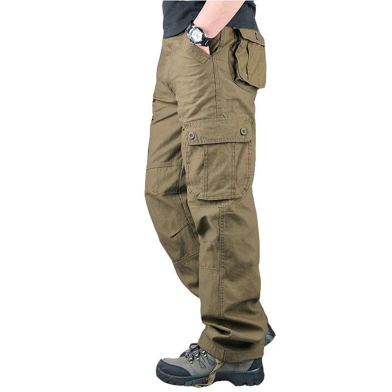 Tactical Cargo Pants Men Cotto - Fishing Pants Waterproof ulasan dan harga