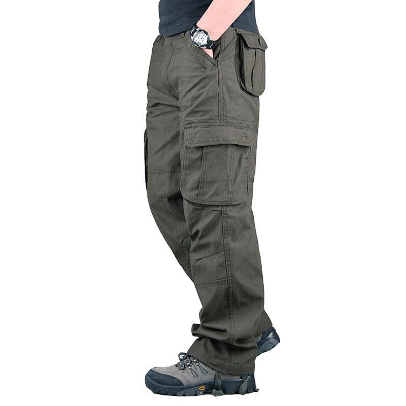 Tactical Cargo Pants Men Cotto - Fishing Pants Waterproof ulasan dan harga