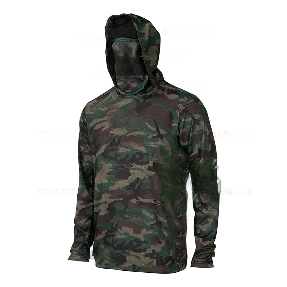 Men's Fishing Hoodie Shirts UP - Fishing Shirt Uv Protection ulasan dan harga